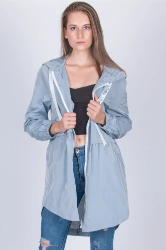 KURTKA LETNIA POPIEL OVERSIZE